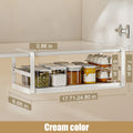 Panier sous placard extensible en acier pour cuisine, longueur 45-63cm