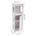 Meuble de salle de bain 4 niveaux en PVC 28 × 25 × 90 cm