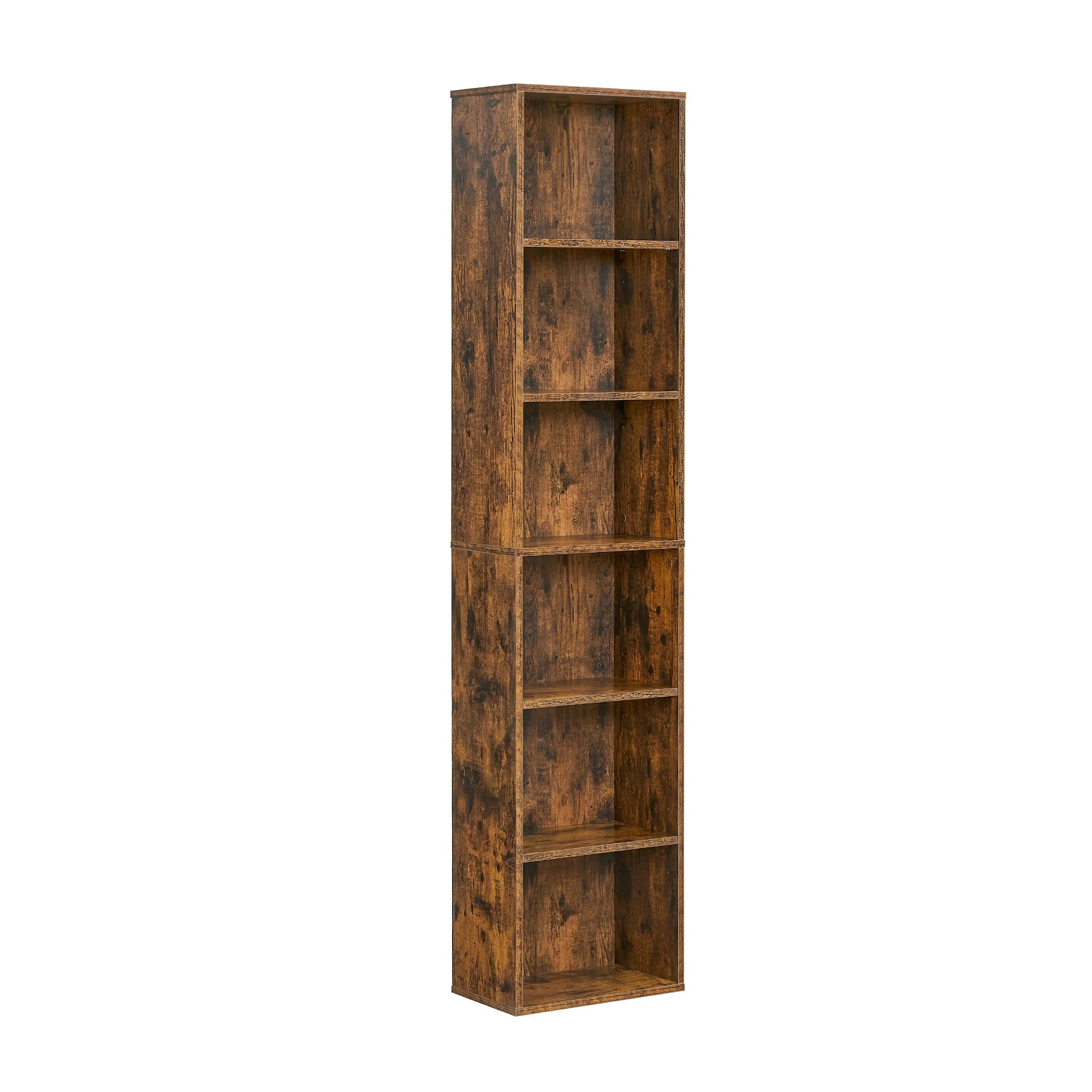 Bibliothèque étroite réglable à 6 niveaux