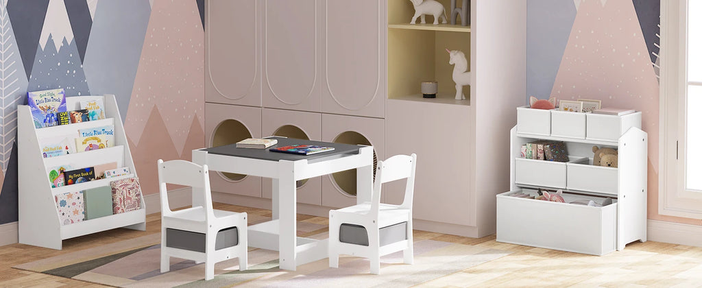 Meuble de rangement pour jouets à six bacs amovibles, illustration 15