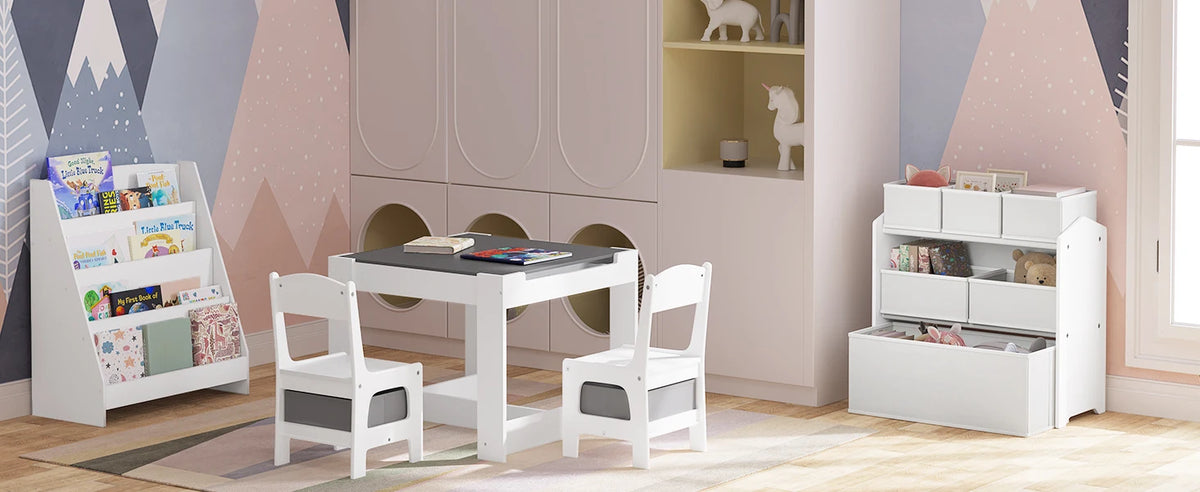 Meuble de rangement pour jouets à six bacs amovibles, illustration 15