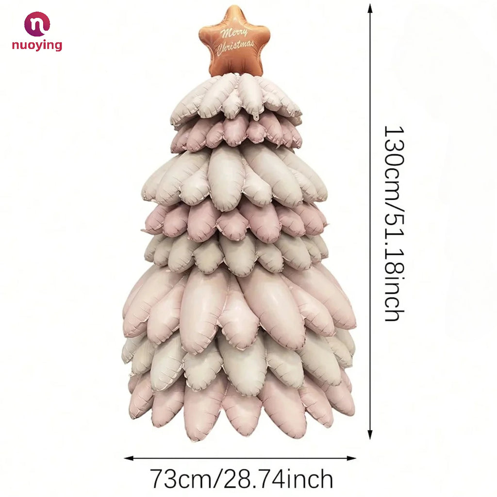 Dimensions illustrées du ballon sapin, 130 × 73 cm