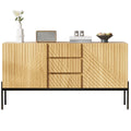 Buffet moderne 2 portes et 3 tiroirs 140 cm