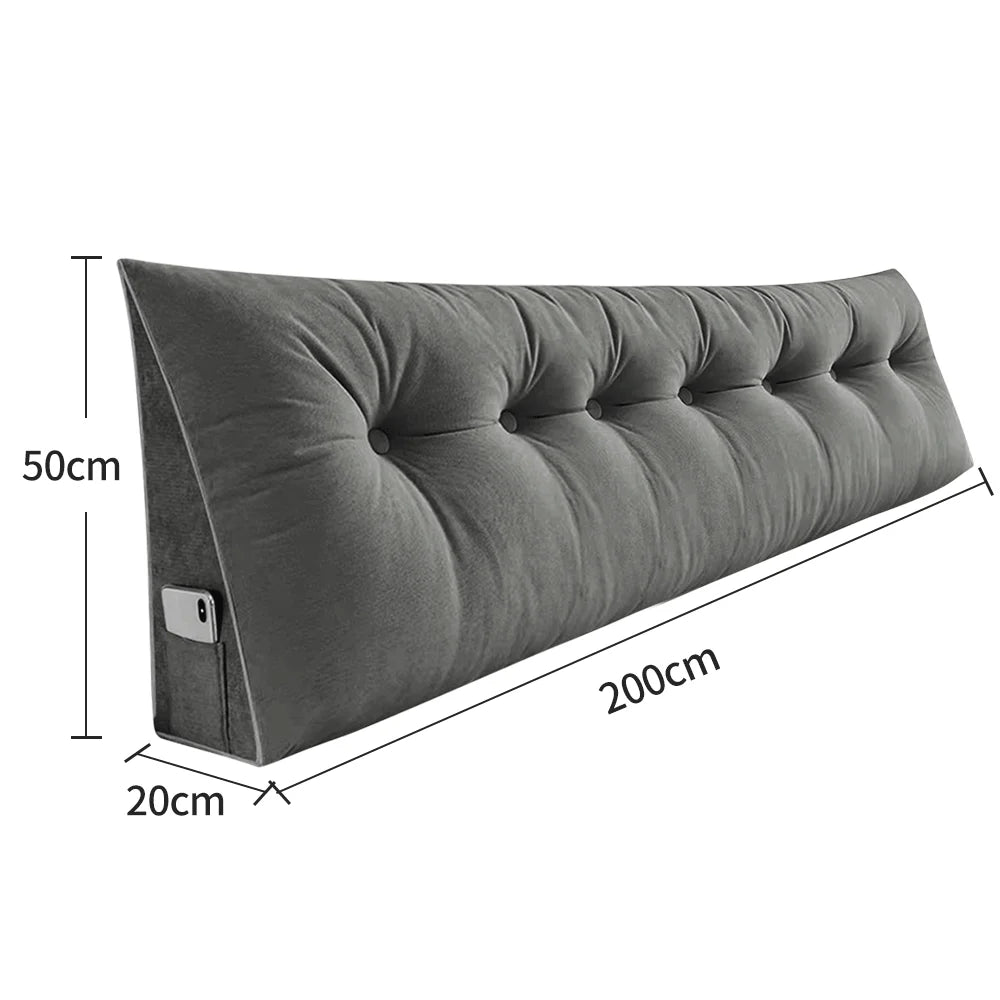 Coussin triangulaire de dossier pour tête de lit, visuel 7