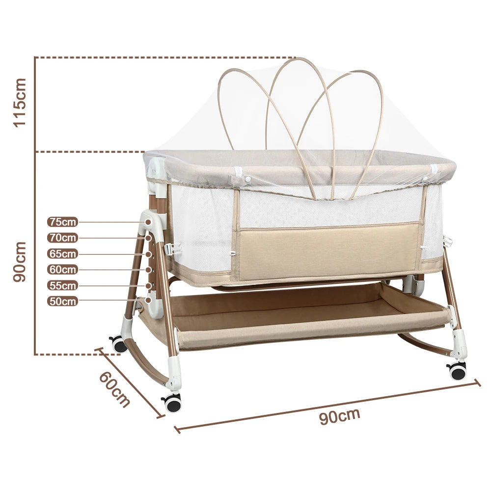 Berceau cododo 3 en 1 réglable avec matelas