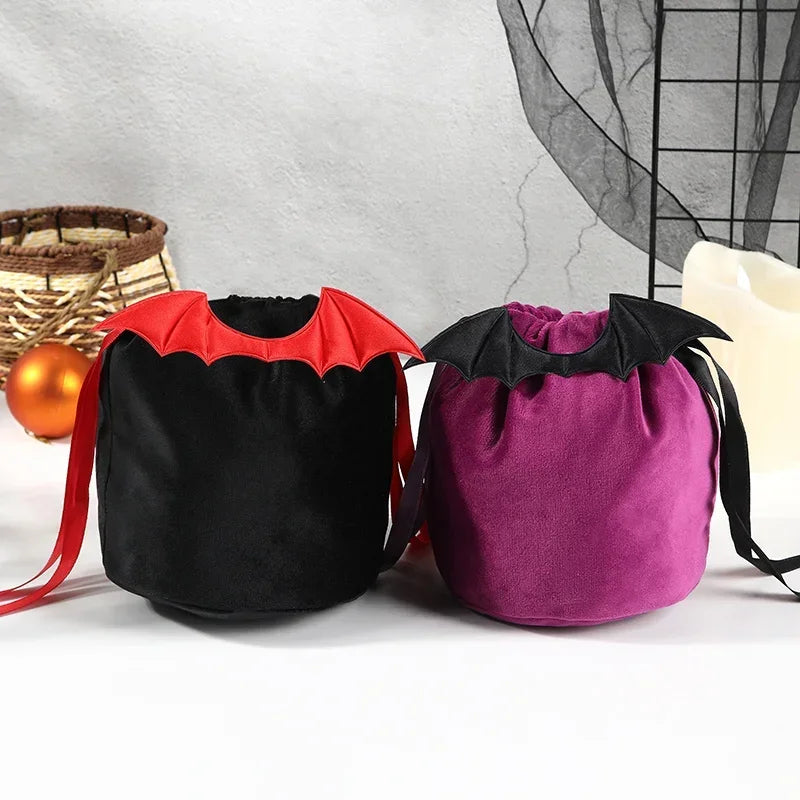 Assortiment illustré de sacs cadeaux Halloween