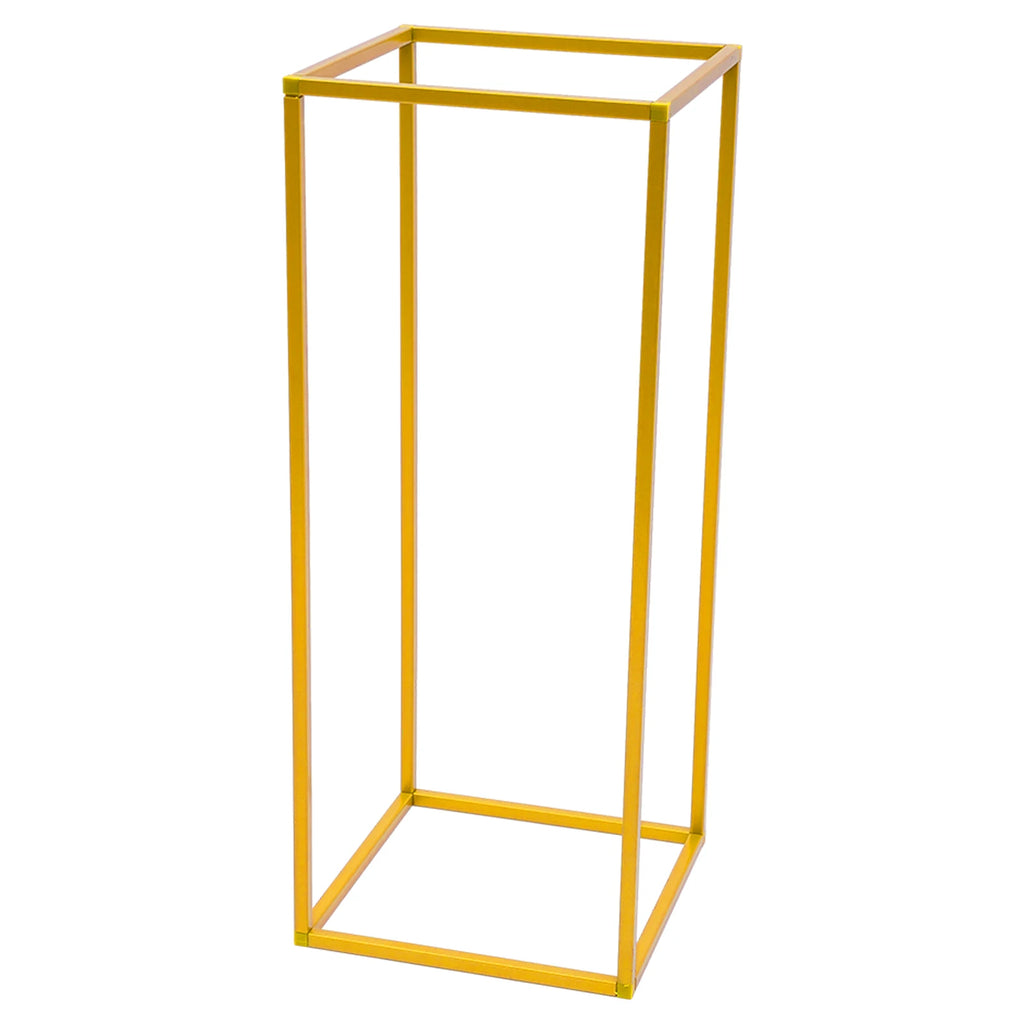 Lot de 10 colonnes dorées pour fleurs et décorations