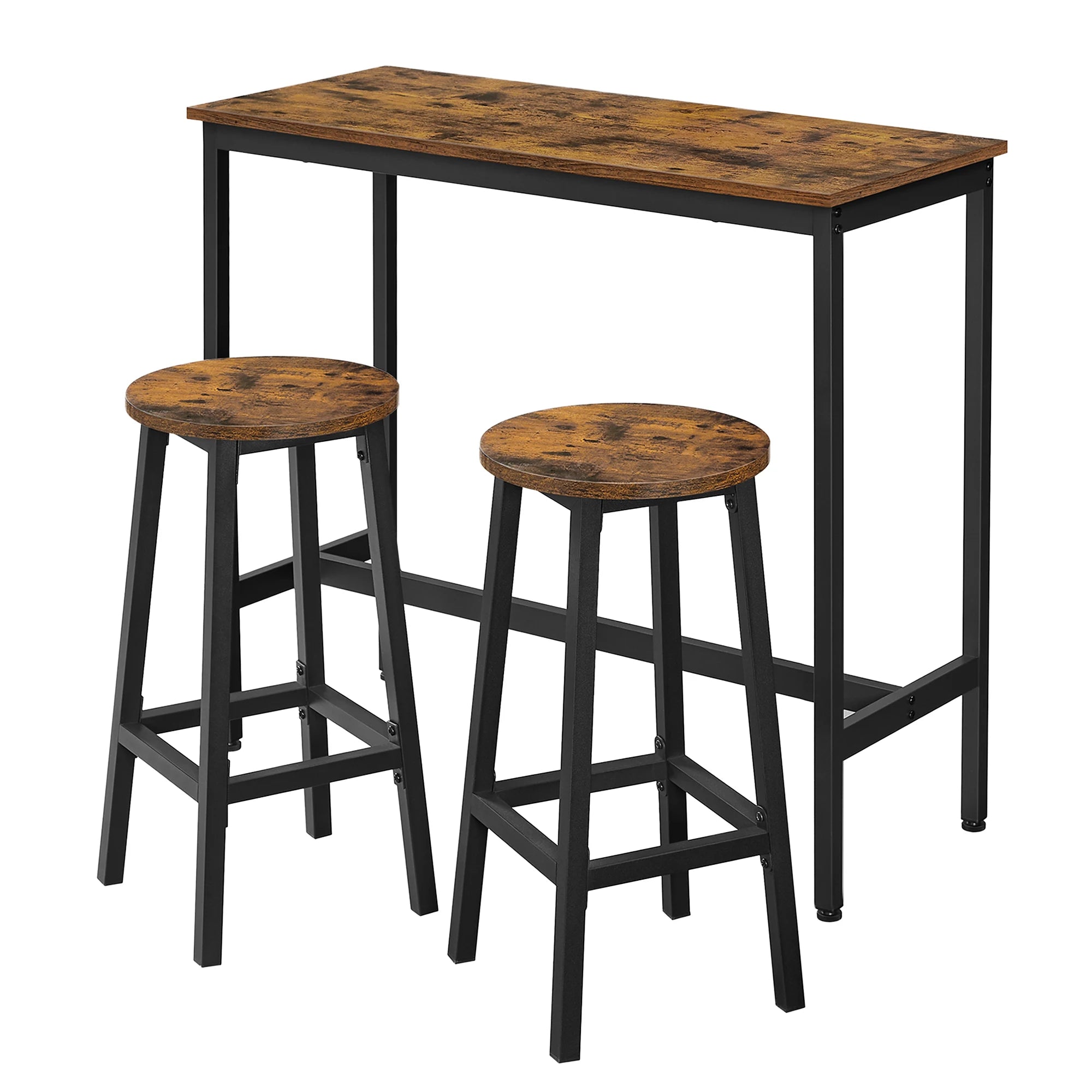 Ensemble repas compact avec 1 table et 2 chaises