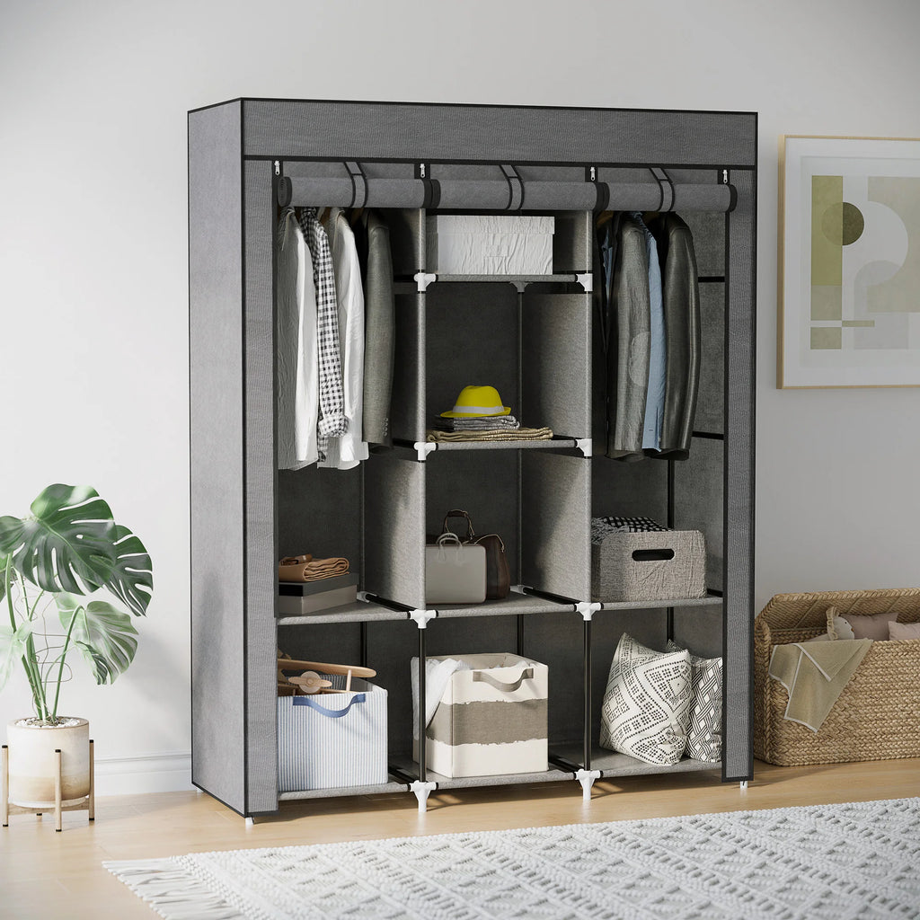 Armoire penderie en tissu – 125 × 43 × 162,5 cm – vue 2