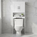 Meuble au-dessus des WC à 2 portes et étagère réglable