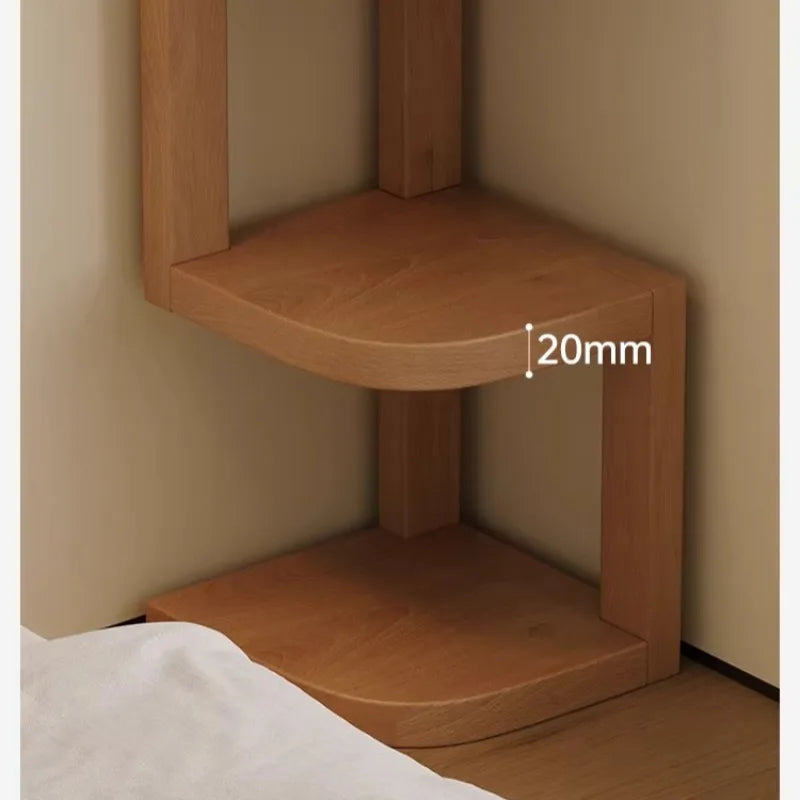 Table de chevet minimaliste à 2 tiroirs