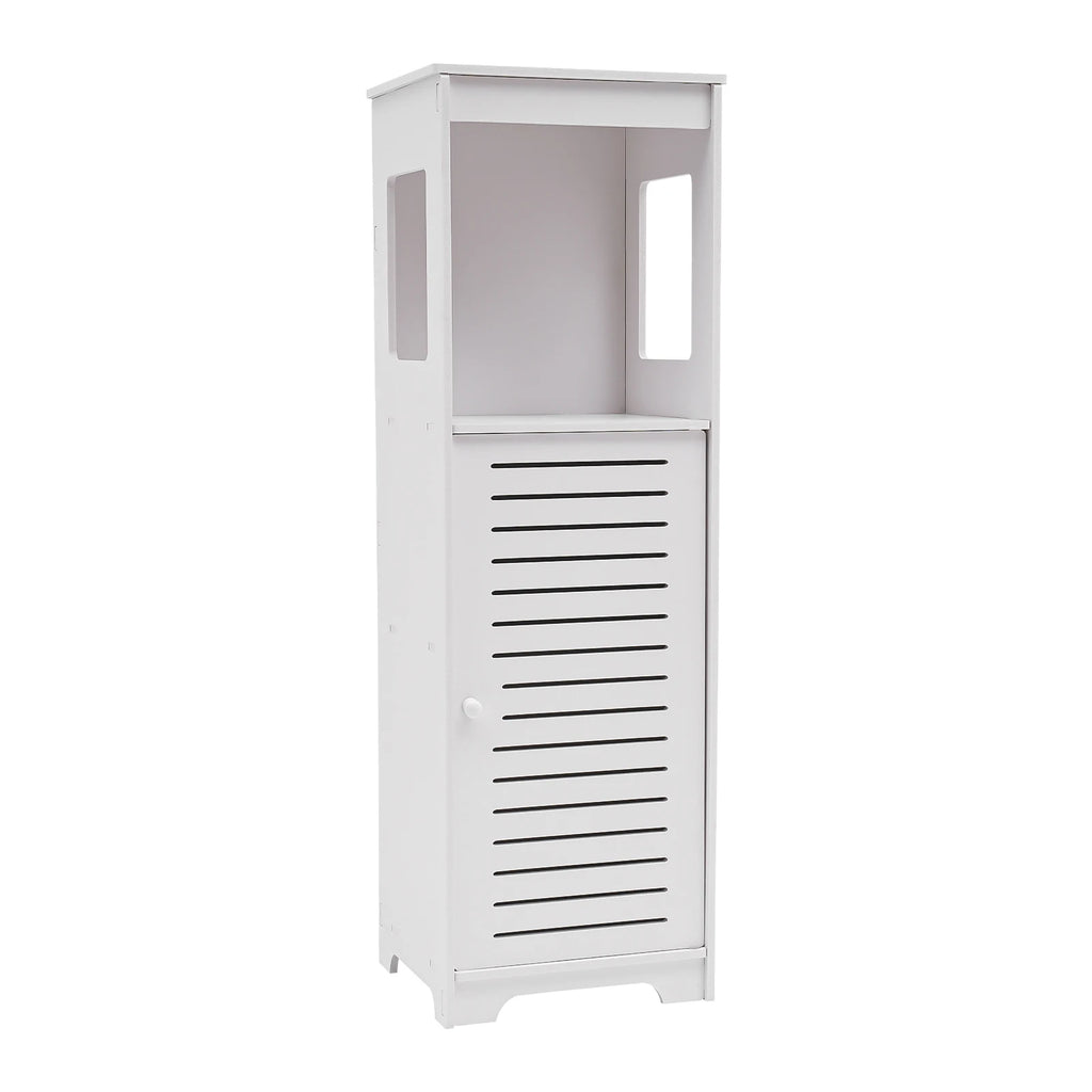 Meuble de salle de bain 4 niveaux en PVC 28 × 25 × 90 cm