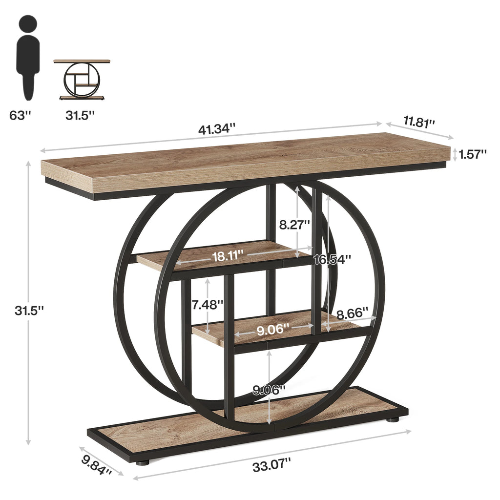 Console d’entrée industrielle à 4 niveaux 105 cm