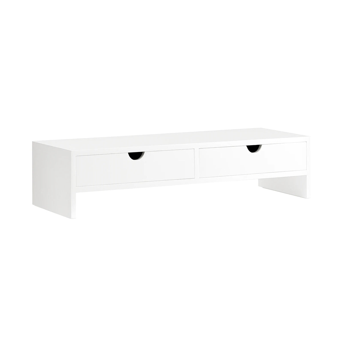 Rehausseur d’écran en bois avec 2 tiroirs – 47 cm – vue 11