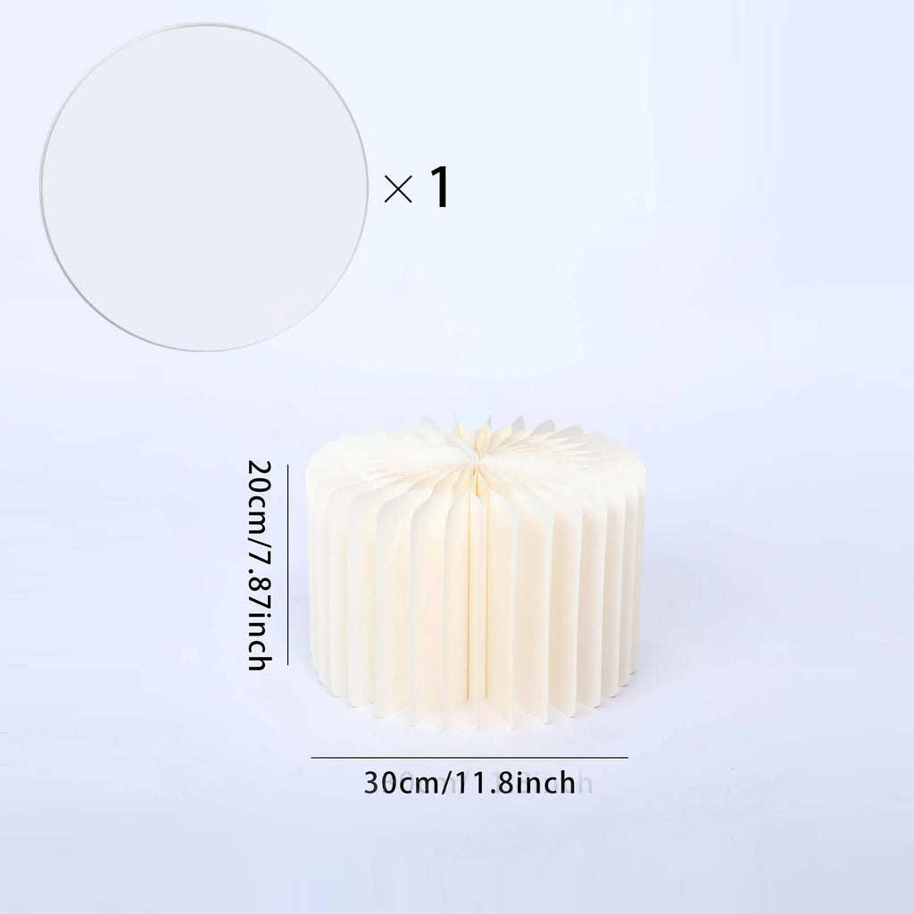 Colonnes de réception pliantes : colonne blanche hauteur 20 cm.
