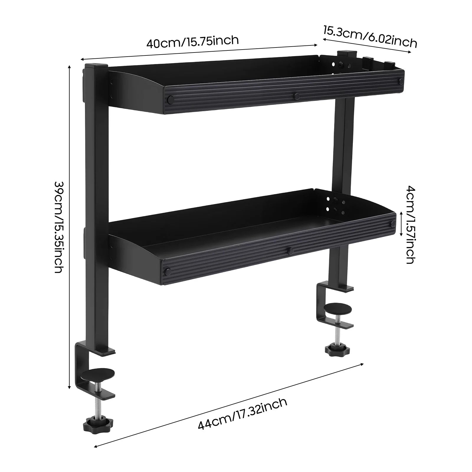 Étagère de bureau à clipser, 2 niveaux – vue 7