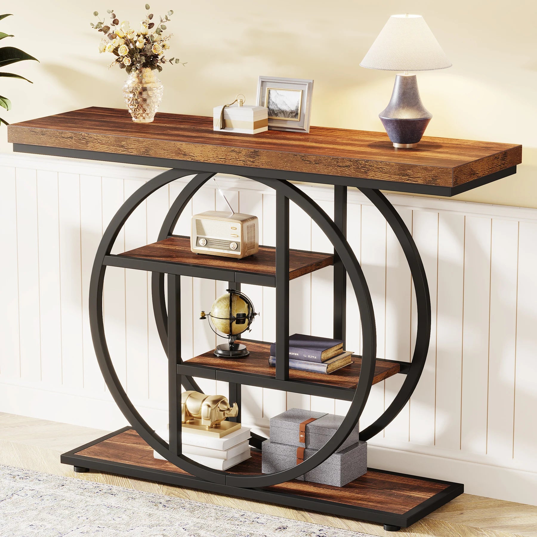 Console d’entrée industrielle à 4 niveaux 105 cm
