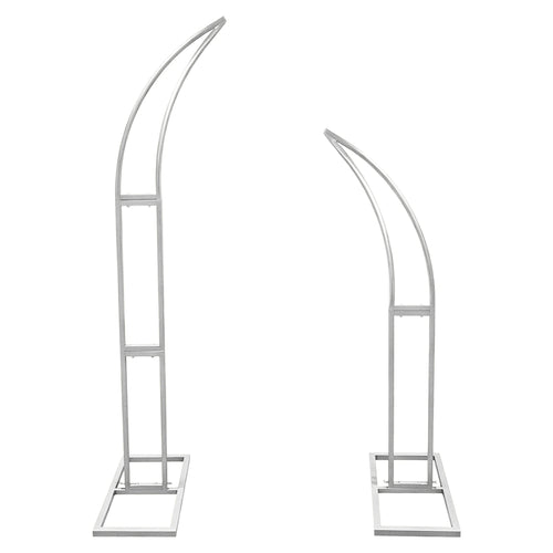 Support d'arche de mariage en métal blanc ou doré, finition blanche