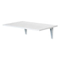 Table murale pliante 60 × 40 cm blanche