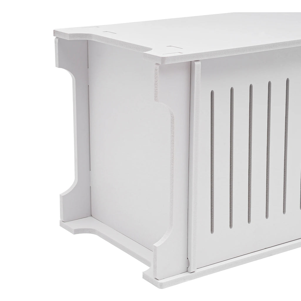 Meuble de salle de bain 4 niveaux en PVC 28 × 25 × 90 cm