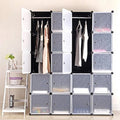 Armoire modulable 20 cubes avec 2 penderies