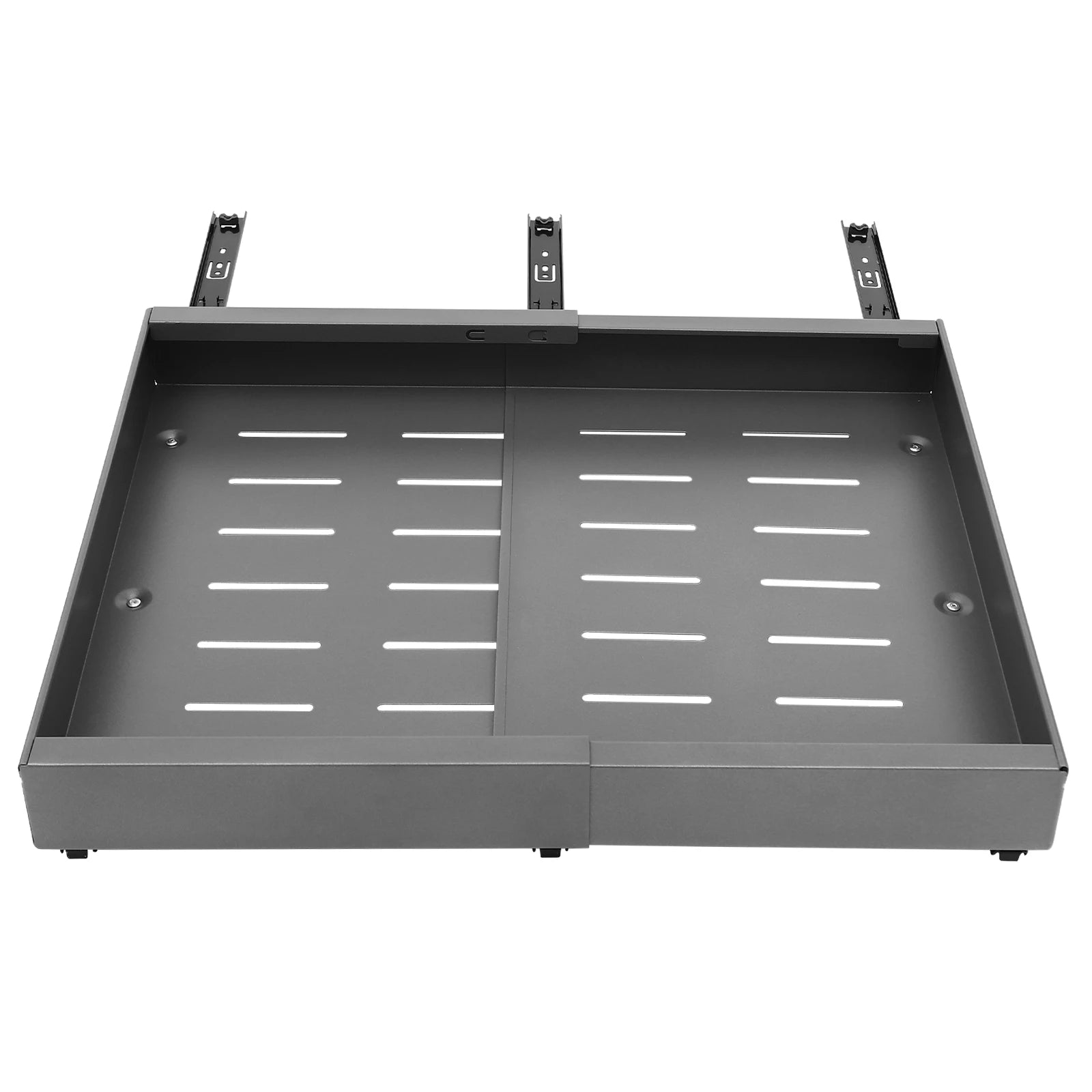 Tiroir de rangement extractible et extensible sans perçage
