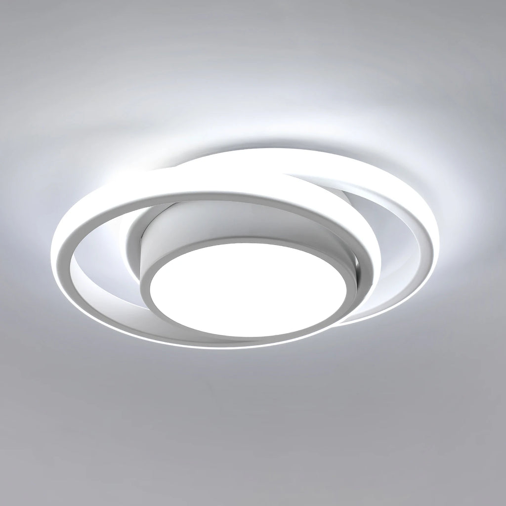 Plafonnier LED rond blanc – 32 W, 6500 K