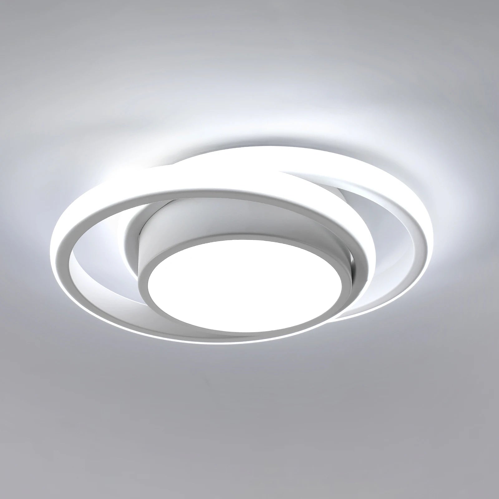 Plafonnier LED rond blanc – 32 W, 6500 K