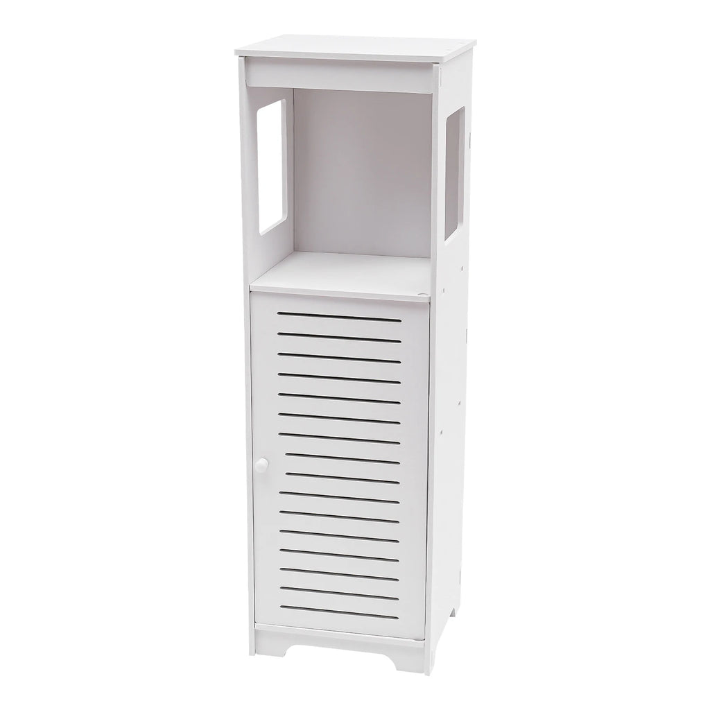 Meuble de salle de bain 4 niveaux en PVC 28 × 25 × 90 cm