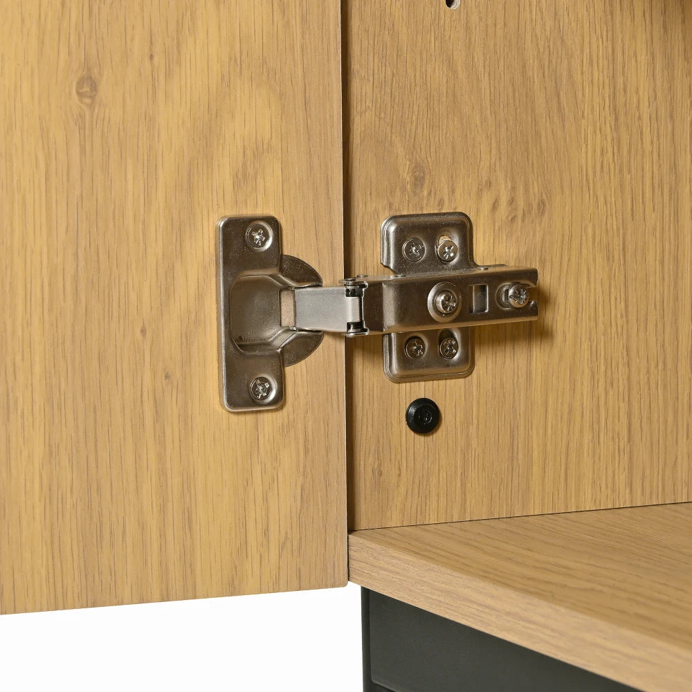 Buffet moderne 2 portes et 3 tiroirs 140 cm