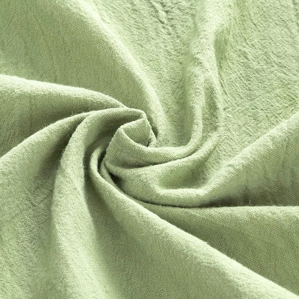 Serviettes de table texturées 40 × 40 cm, lot de 6 ou 12 — texture verte
