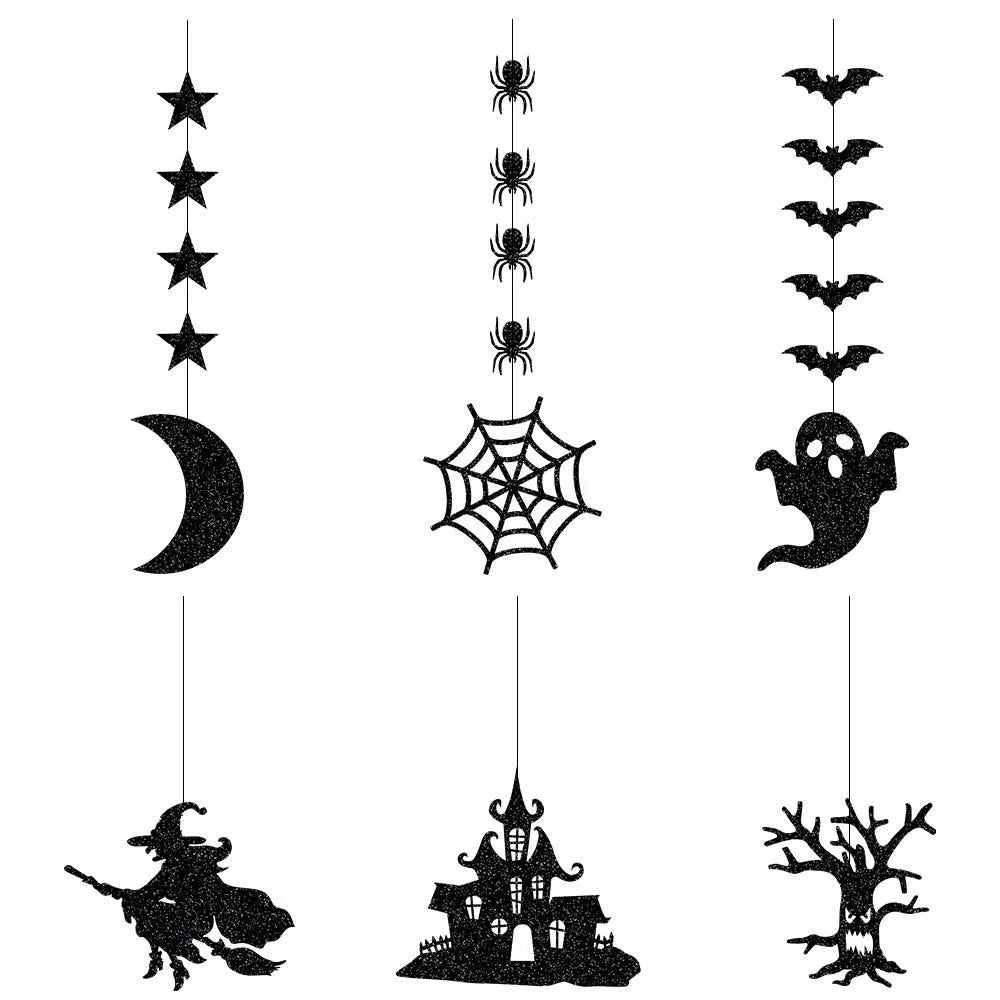 Présentation des six suspensions à motifs Halloween