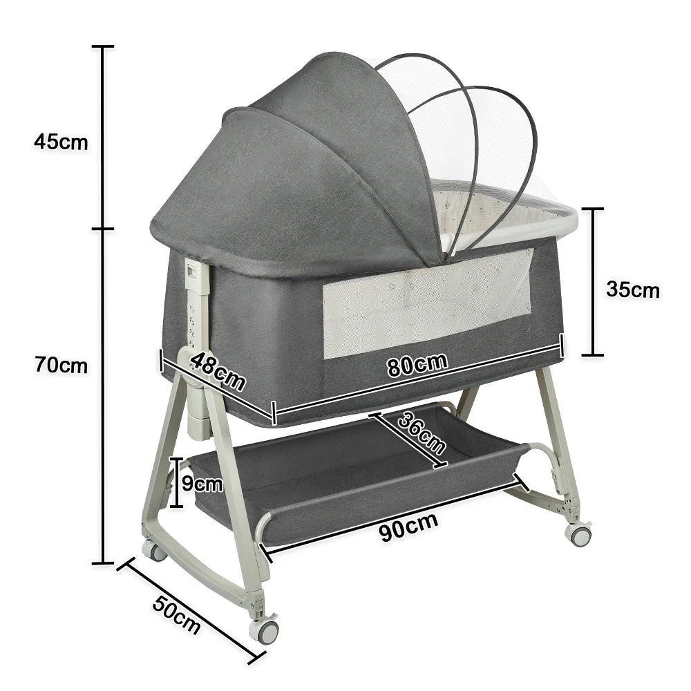 Lit cododo 4 en 1 inclinable avec matelas
