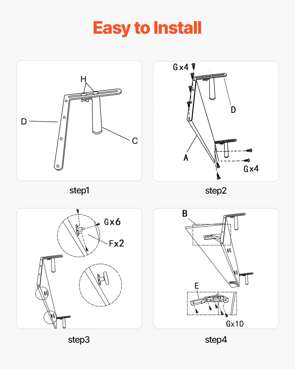 Table de balcon suspendue et pliante