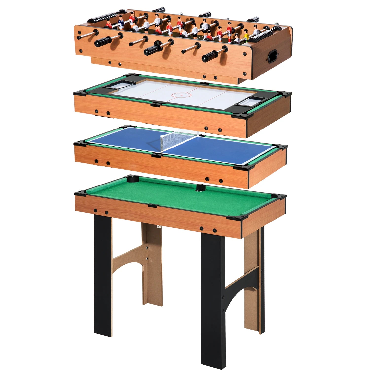 Table multi-jeux 4 en 1 92 × 78 × 80 cm