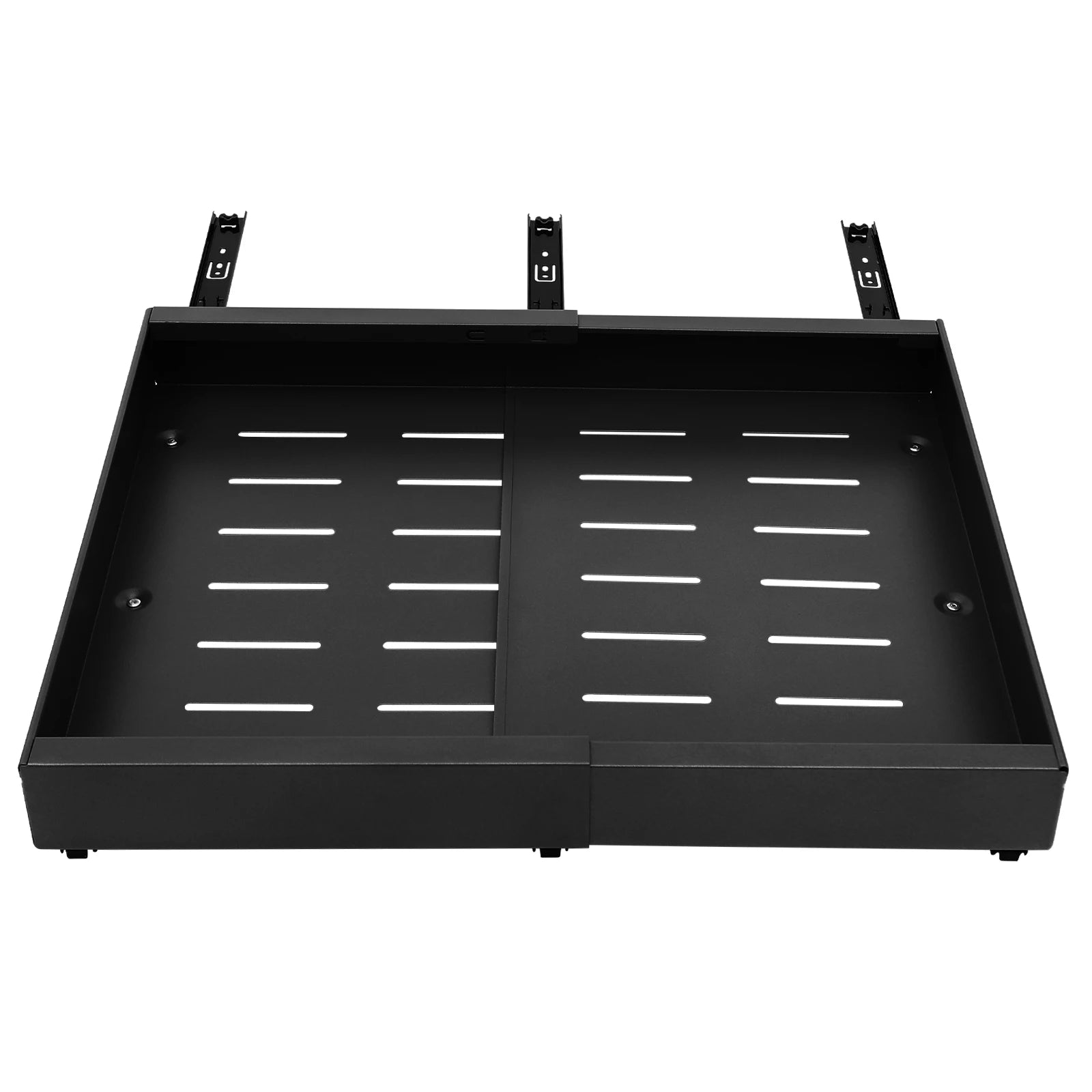 Tiroir de rangement extractible et extensible sans perçage