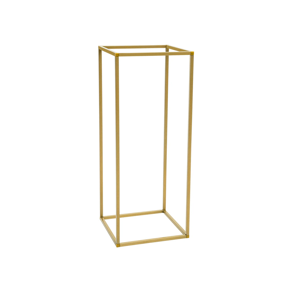 Lot de 10 colonnes dorées pour fleurs et décorations