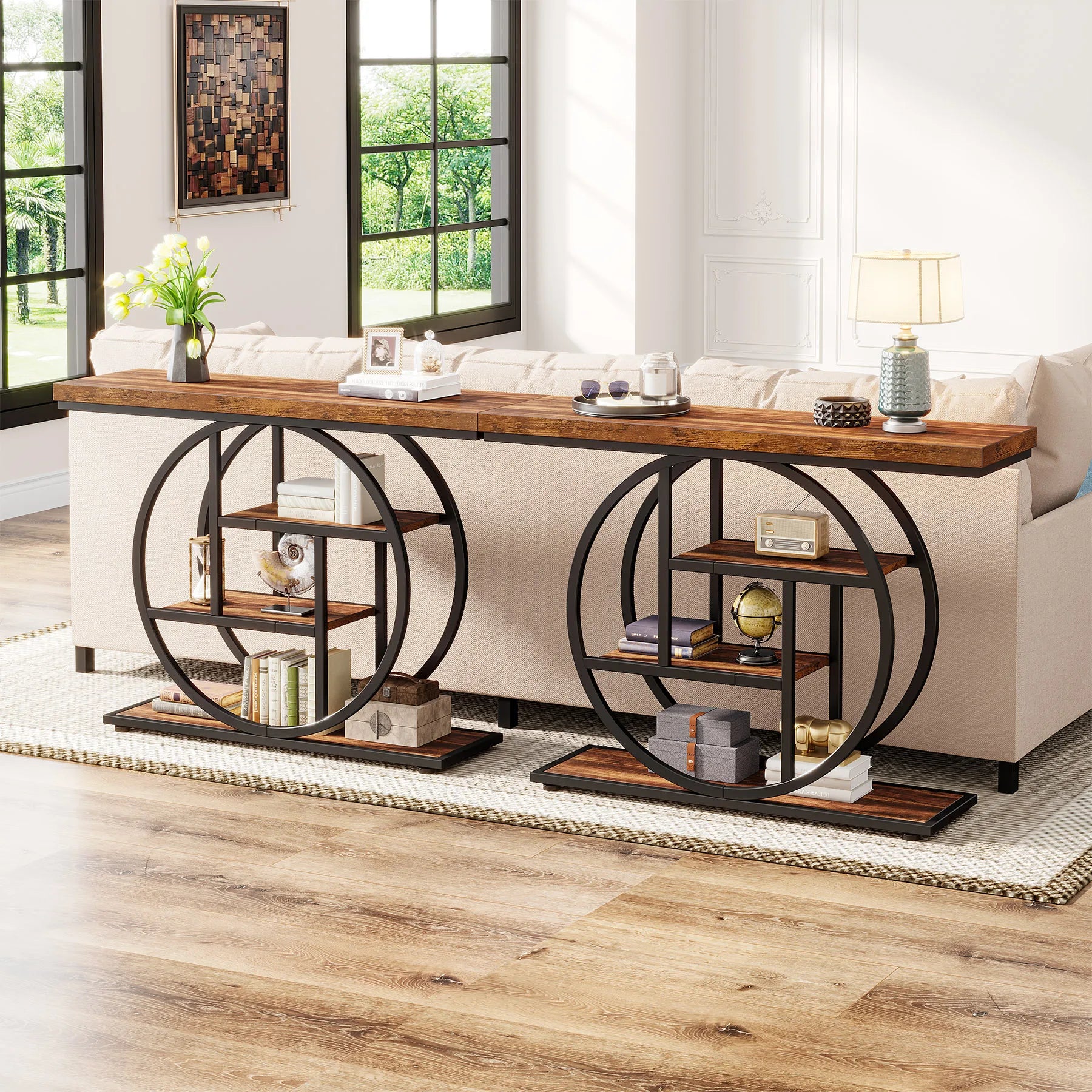 Console d’entrée industrielle à 4 niveaux 105 cm