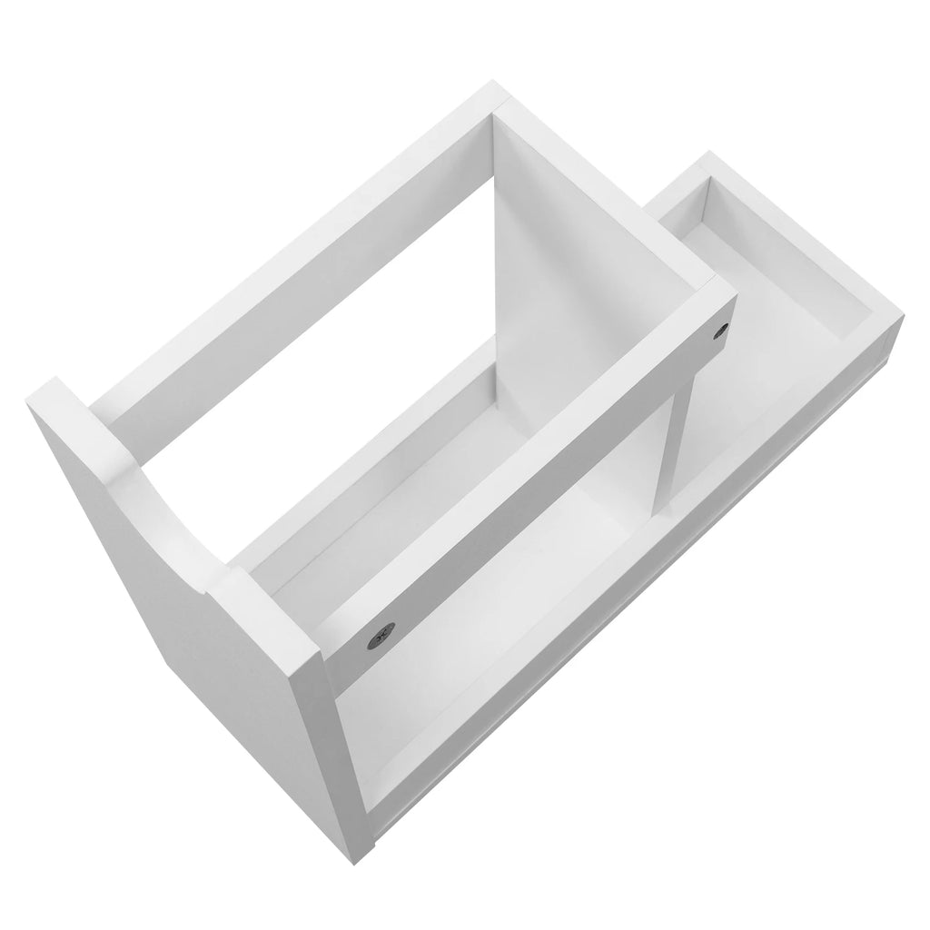Meuble étroit de salle de bain à rangements coulissants