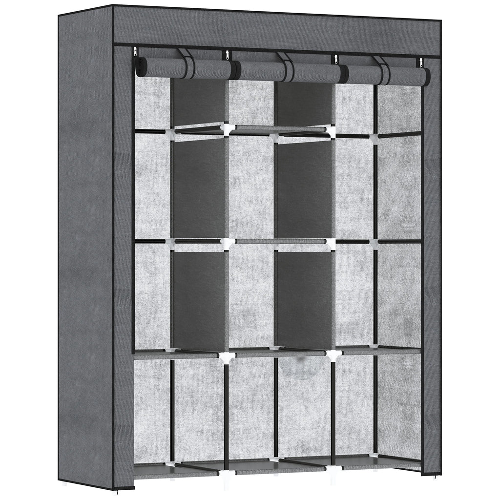 Armoire penderie en tissu – 125 × 43 × 162,5 cm