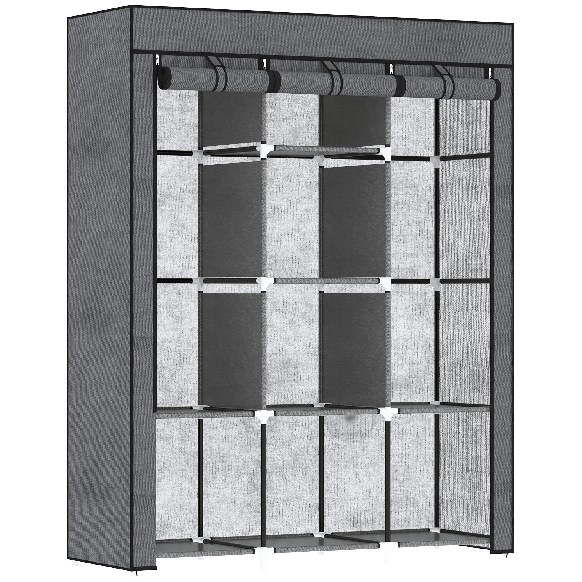 Armoire penderie en tissu – 125 × 43 × 162,5 cm