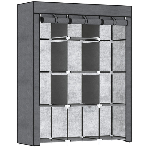 Armoire penderie en tissu – 125 × 43 × 162,5 cm