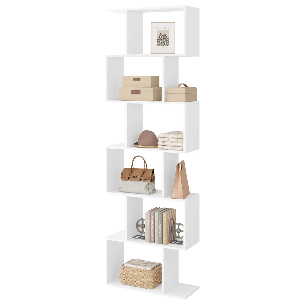 Bibliothèque en S à 6 niveaux 189,5 cm