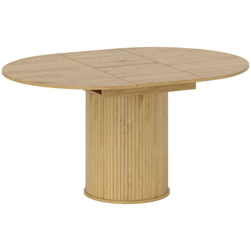 Table à manger extensible 6 à 8 personnes 110–150 cm